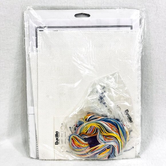 Bucilla Baby Counted Cross Stitch Birth Record Kit - New/Sealed (1998) - Picture 6 of 7